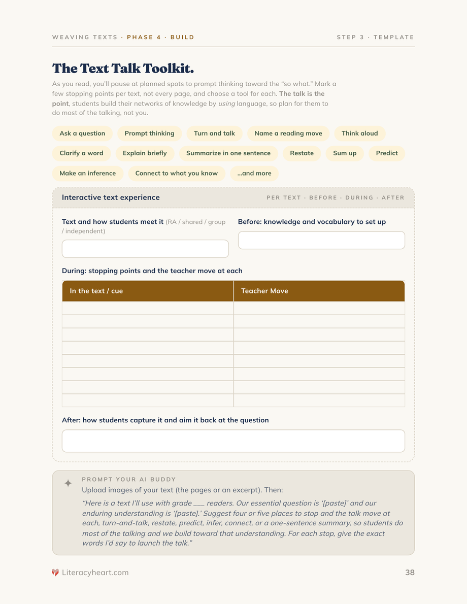 The Text Talk Toolkit